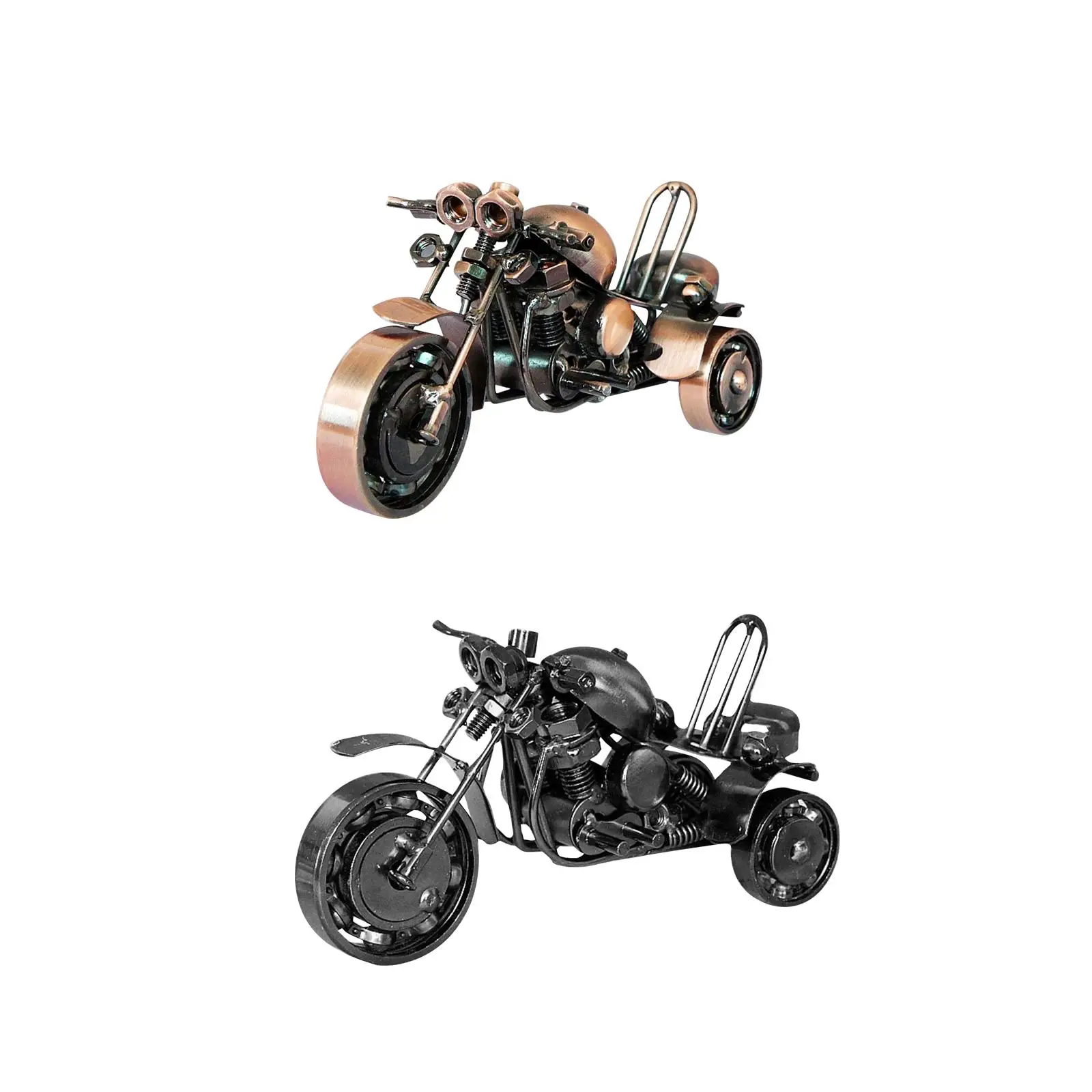 

Motor Tricycle Iron Art Sculpture Motorcycle Model Collection Handmade