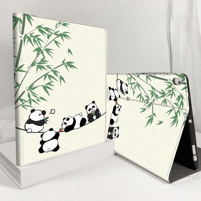 Cartoon Fun Panda Soft For Samsung Galaxy Tab S11 S10 S9 S8 S7 S6 A11 A9 A8 A7 Lite FE Plus Inch Tablet Case