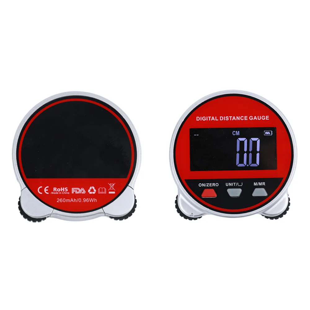 Electronic Digital Display Distance Finder Rectically Curved Surface Rolling Measurement Cylindrical Irregular Surface