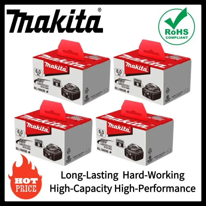 

Premium Batterie Makita 18V, Makita 18V Battery 6Ah, Waterproof Case, Dual-Power Output, For Contractor/DIY Use