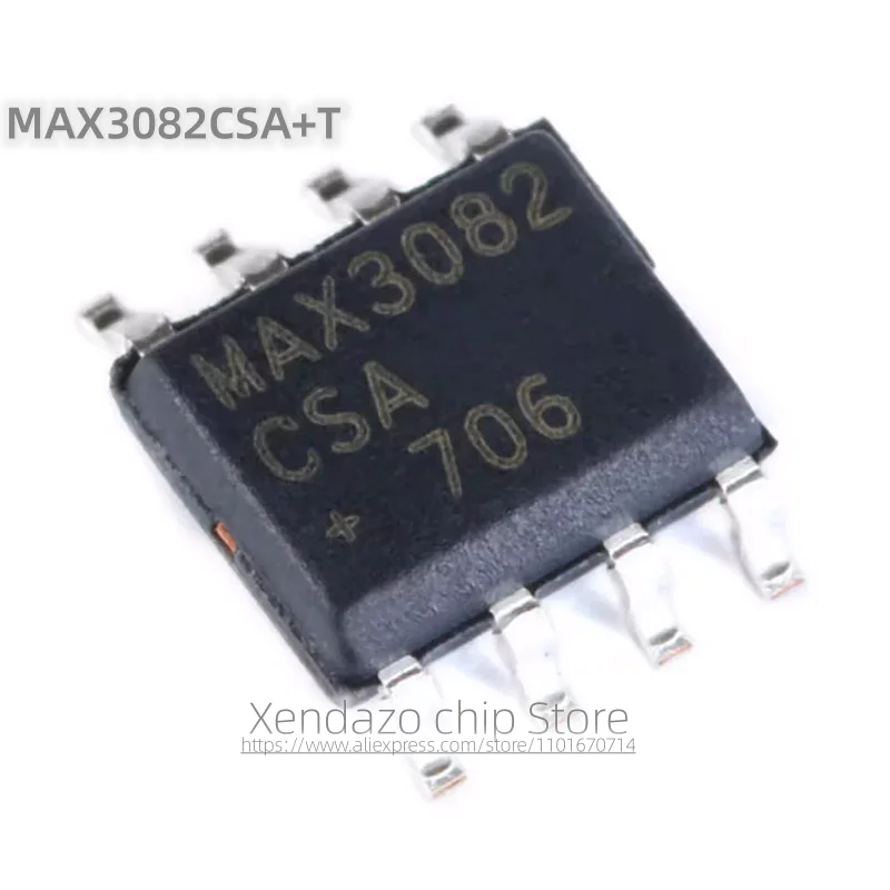 10pcs/lot MAX3082CSA+T MAX3082CSA MAX3082 SOP-8 package Original genuine RS422/RS485 transceiver chip