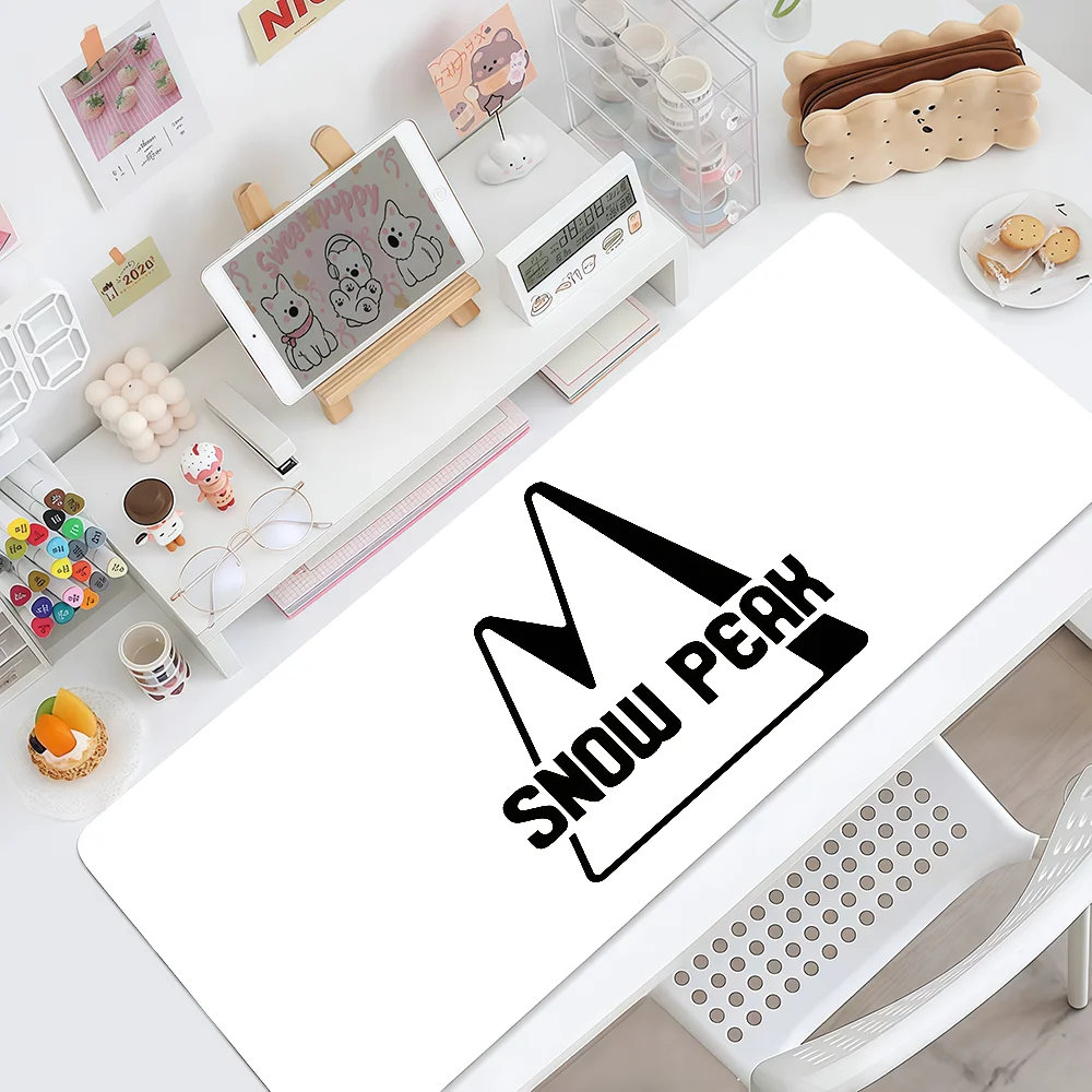 S-Snow Logo P-Peak-S Mouse Pad Large Non-slip Lockedge Desktop Computer Desk Mat Keyboard Writing MousePad Office Gamer Student