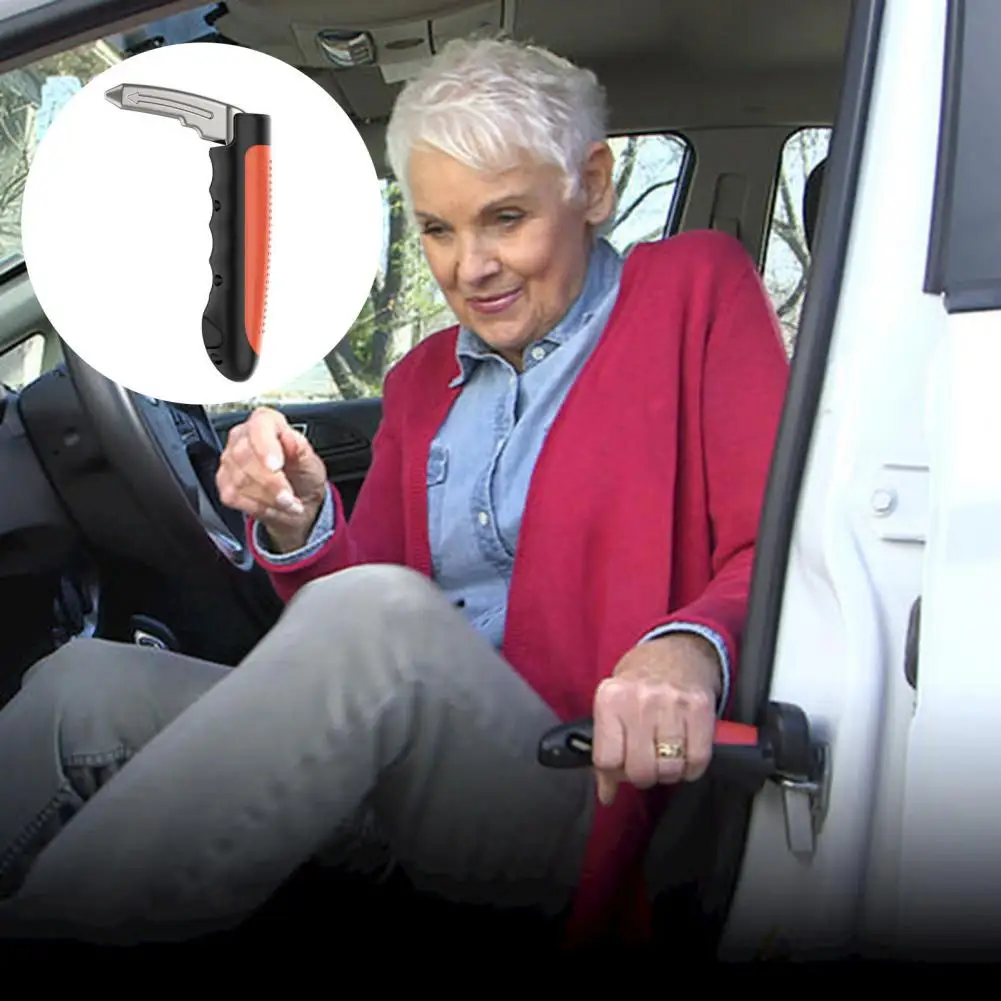Car Door Support Handle Elderly Car Handle Assist Non-slip Vehicle Support Grab Bar Ergonomic Cane Aid with 450lbs Load for Safe