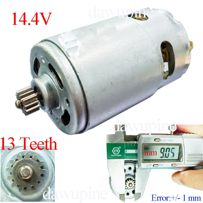 Power Tool Accessories RS550 Motor 13 Teeth 14.4V For Bosch GSR14.4-2-Li PSR14.4li-2 TSR1440-LI PSB1440LI For DeWalt For Makita