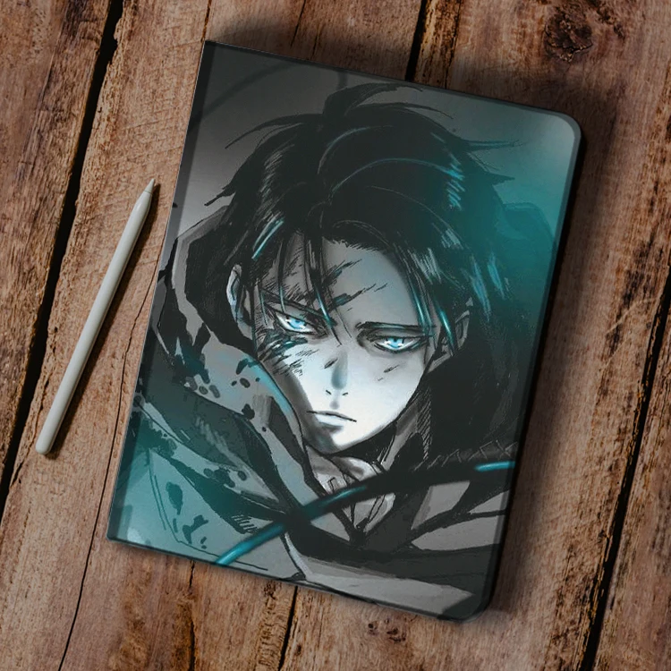 

Attack on Titan Levi Ackerman Case For iPad 10.2 7th 8th Air 2 3 Mini 2 3 5 Case Luxury Silicone For iPad Air 4 iPad Pro11 Case