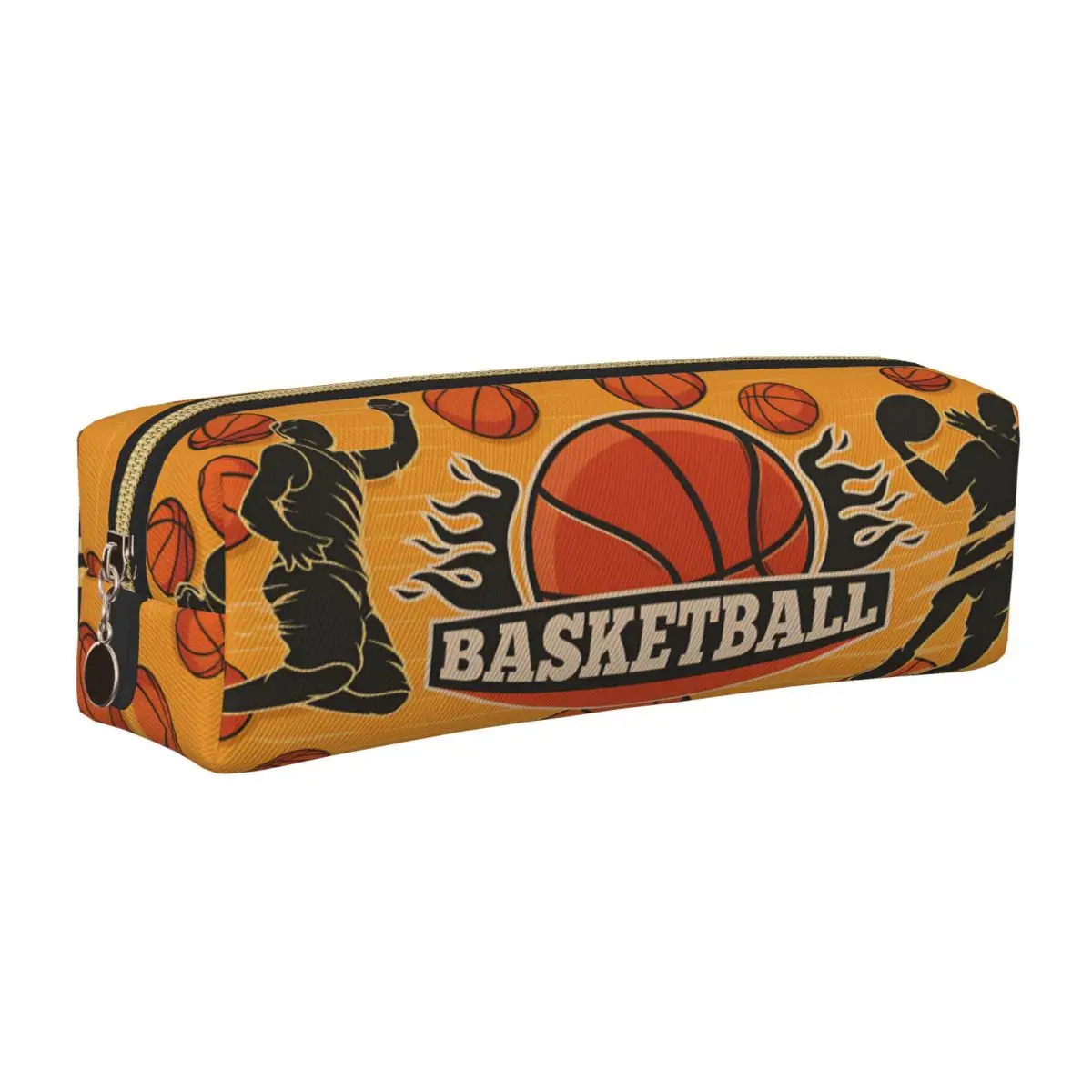 

Классические баскетбольные пеналы, спортивные игры с мячом, пенал, держатель для ручек для студентов, большая вместительная сумка, офисные канцелярские принадлежности на молнии