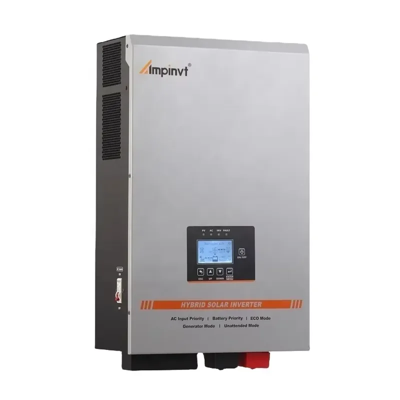 3KW 4KVA 24V 48V to 220V Hybrid Inverter Built-in 60A MPPT Solar Charge Controller With AC Charger All-In-One Inverter