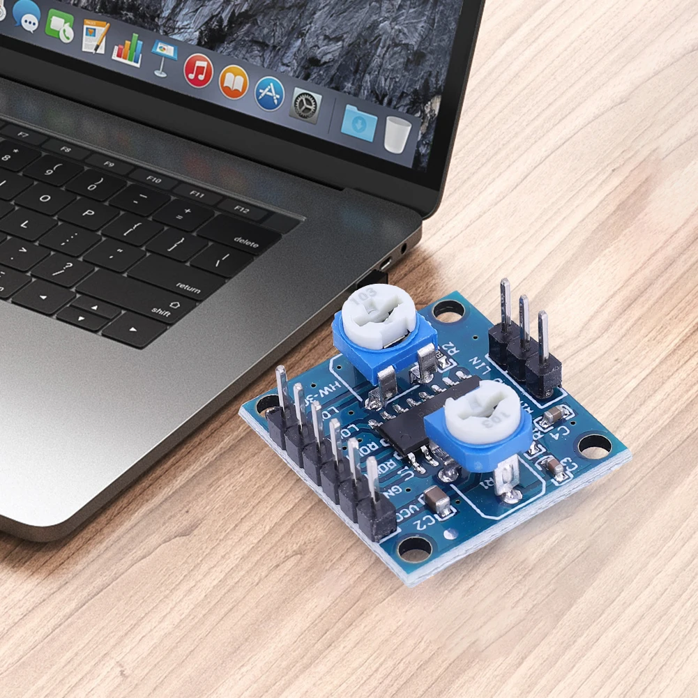 PAM8406 Digital Amplifier Board with Volume Potentiometer 2x5W Stereo Noiseless Power Amplifier 2.5-5V for Electronic Devices