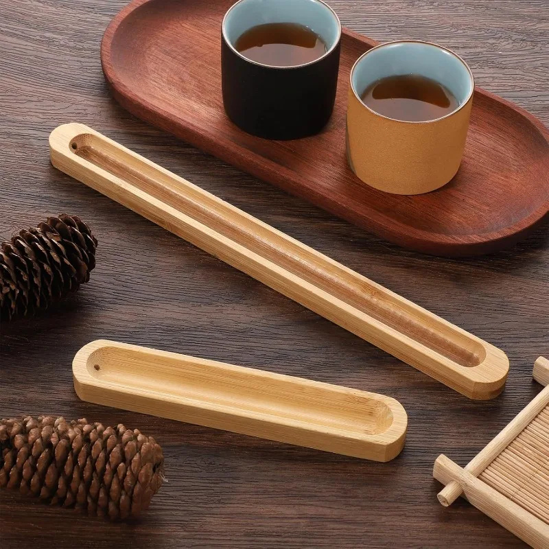 حامل بخور خشبي لديكور المنزل - مثالي للتأمل، حفل شاي اليوغا، ملحق مريح لمساحات زن #1