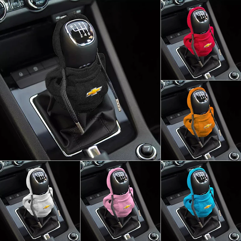 1Pcs Hoodie Car Gear Shift Knob Cover Fashion Gearshift Handle Decorative For Chevrolet Aveo Orlando Sail Camaro Captiva Spark