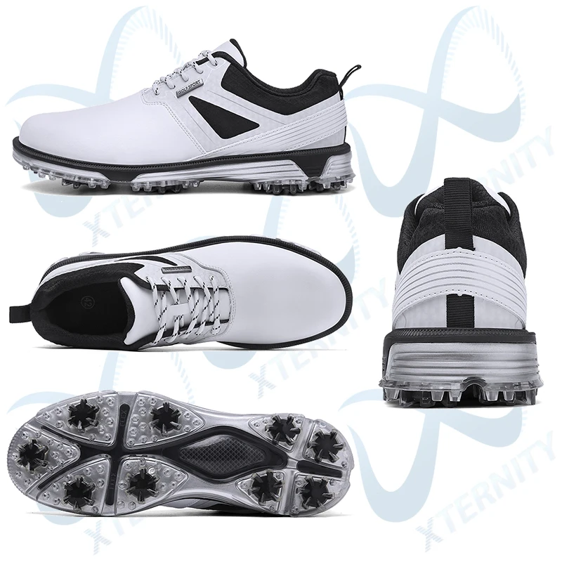 Classic Leisure Golf Shoes Men Professional Waterproof Golfer Footwears Walking Sneakers Comfortable Non-Slip Golf Luxury Shoes