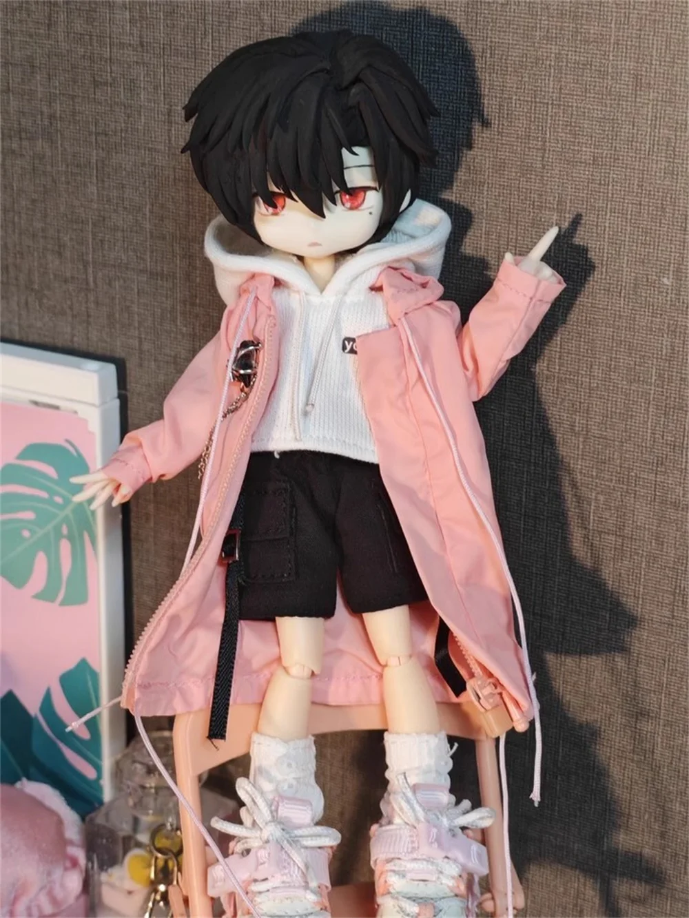 3ATOYS 1/12 Fashion Trendy For 6" BJD Doll Action Figure Coat Tops Hoodie Multi Color Option For Fans DIY No Doll Figure