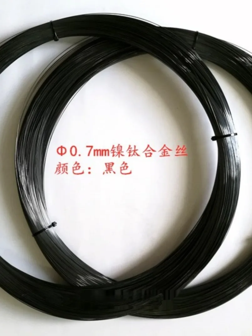 Super Elastic Nitinol Shape Memory Alloy Nickel Titanium Straight Wire Hyperelastic Filament Black 0.05mm-2mm