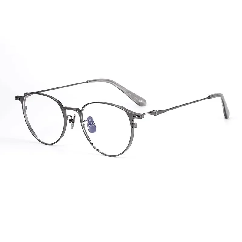 

Cold and advanced, invincible gun gray niche design β titanium glasses frame myopia ultra-light glasses frame