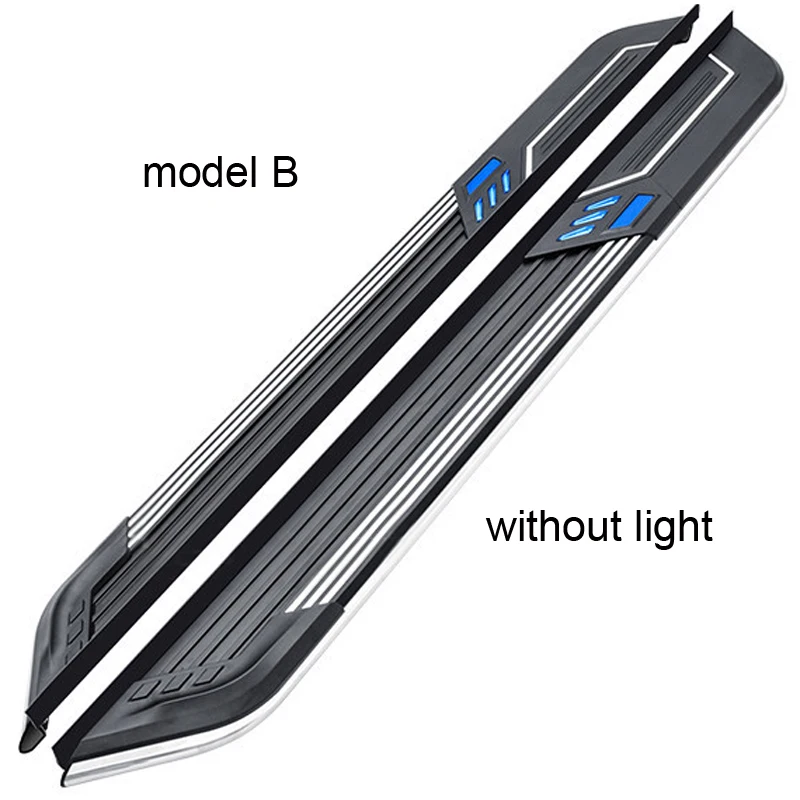 LED light running board side step nerf bar for Jaguar F-PACE & Acura CDX,100% Thicken design,can load 300kg,Hot in China