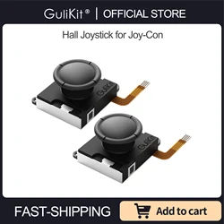 GuliKit Hall-Sensing-Joystick für JoyCon-Ersatz, kein Driften, elektromagnetischer Stick für Nintendo Switch/Switch OLED-Reparatur