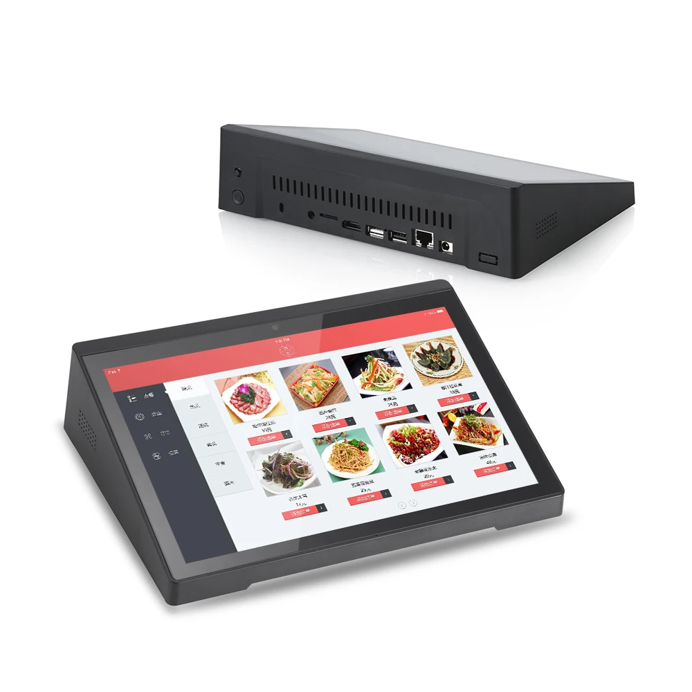 10.1 Inch Android POS System Touch Screen Cash Register POS Machine Terminal Horizontal Desktop Tablet