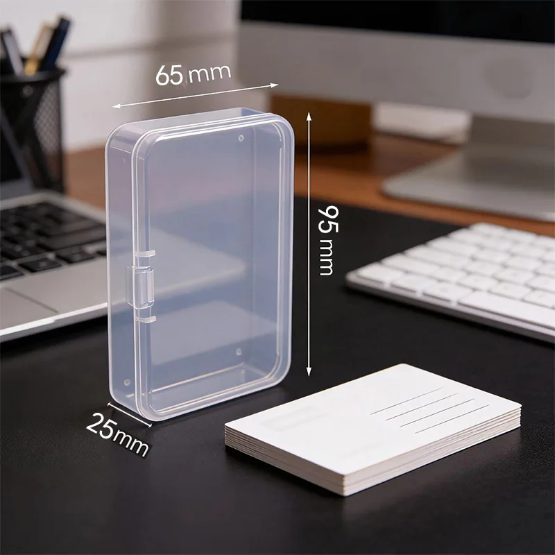 1/2/5 Pcs Transparent Plastic Boxes Playing Card Storage Box Packing Card Box Board Games Card Organizer Card Pack Box