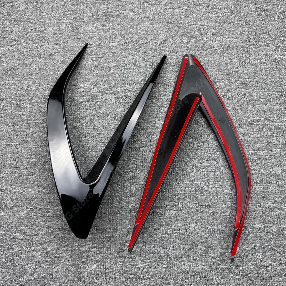 Front Bumper Intake Bar Fog Light Frame For Mazda MX-5 Miata ND 2016-2024 Side Canards Air Knife Spoiler Splitter Accessories view 5