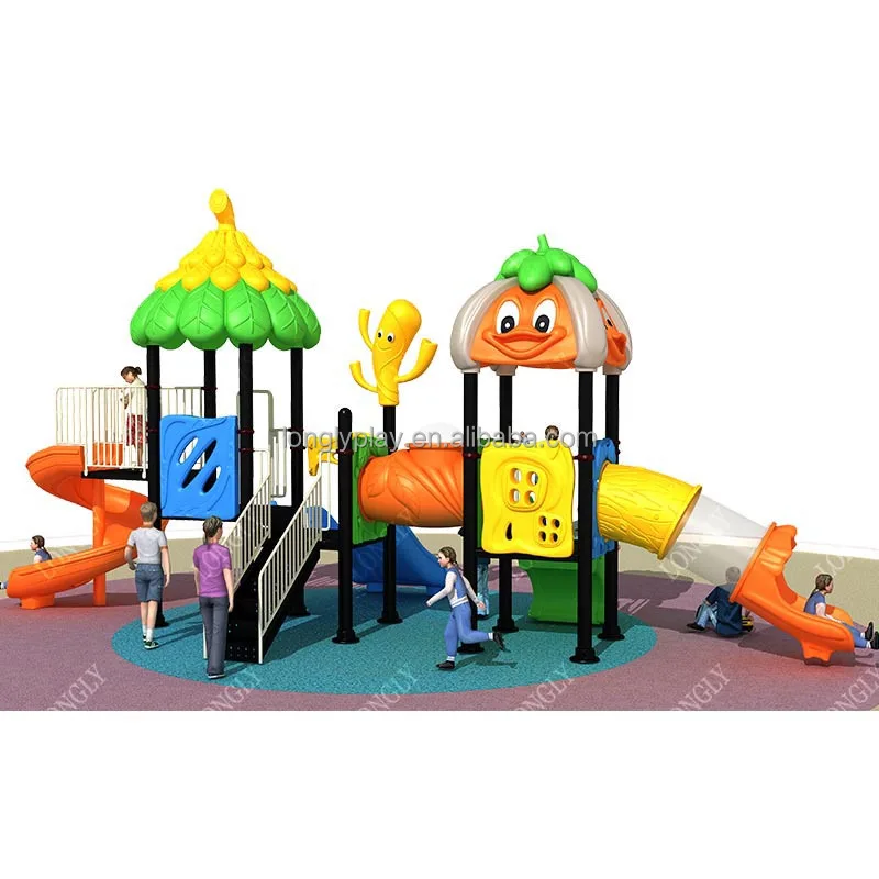 Fashionable Model LLDPE Plastic Slide for Kids Outdoor Playground Equipment School & Residential Use