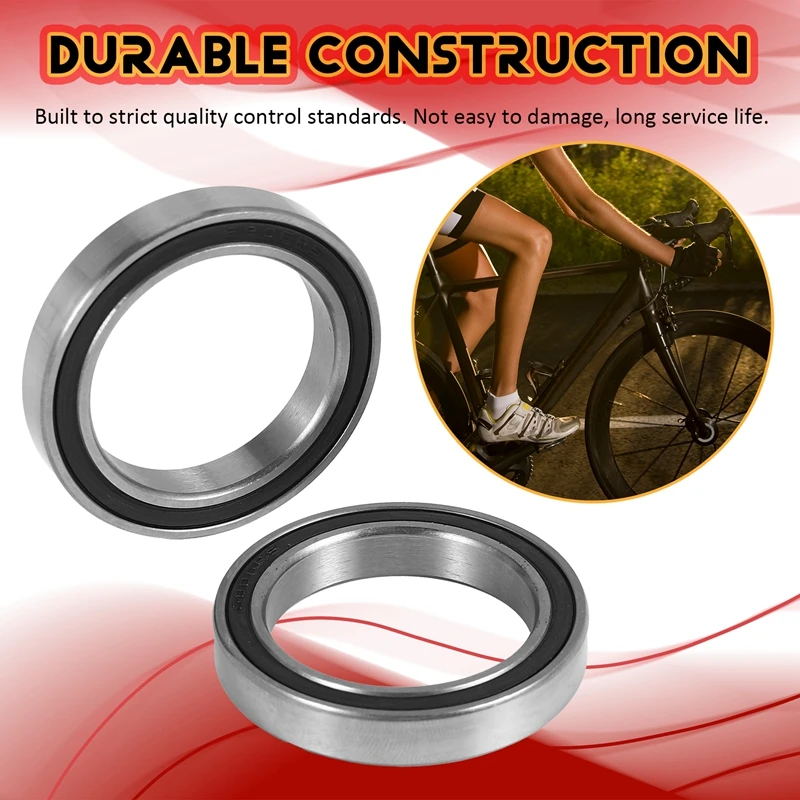 2 uds rodamiento de bolas de cerámica ajuste Rotor Bb30/Pf30/386/Soporte inferior derecho-ABFB