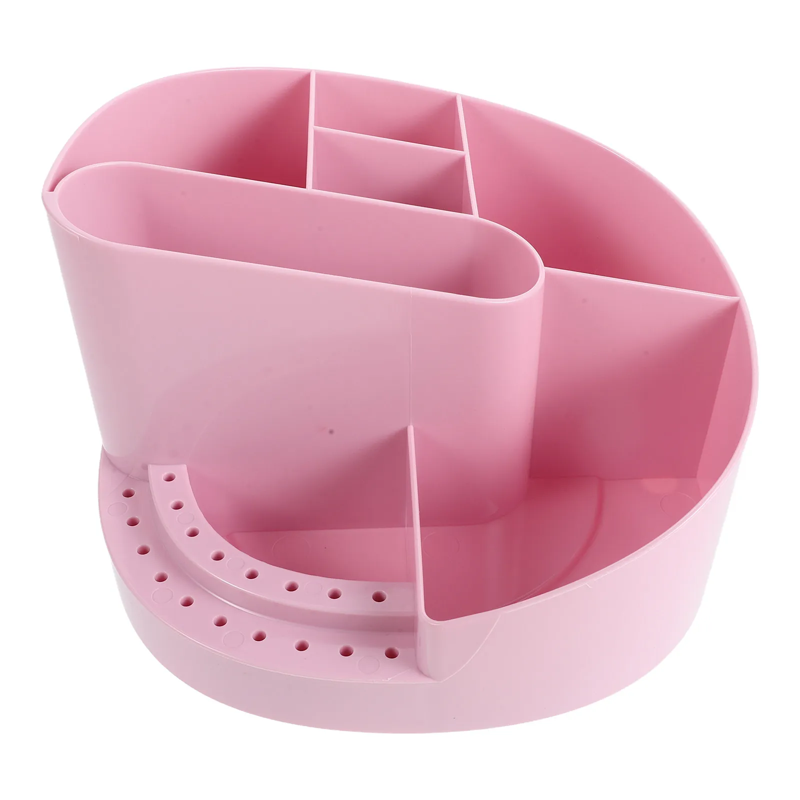 Nail Organizer Storage Box 7 Compartments Plastic Manicure Tools Holder Drill Bit Organizer Nail Tech Desk Storage Case Salon view 6