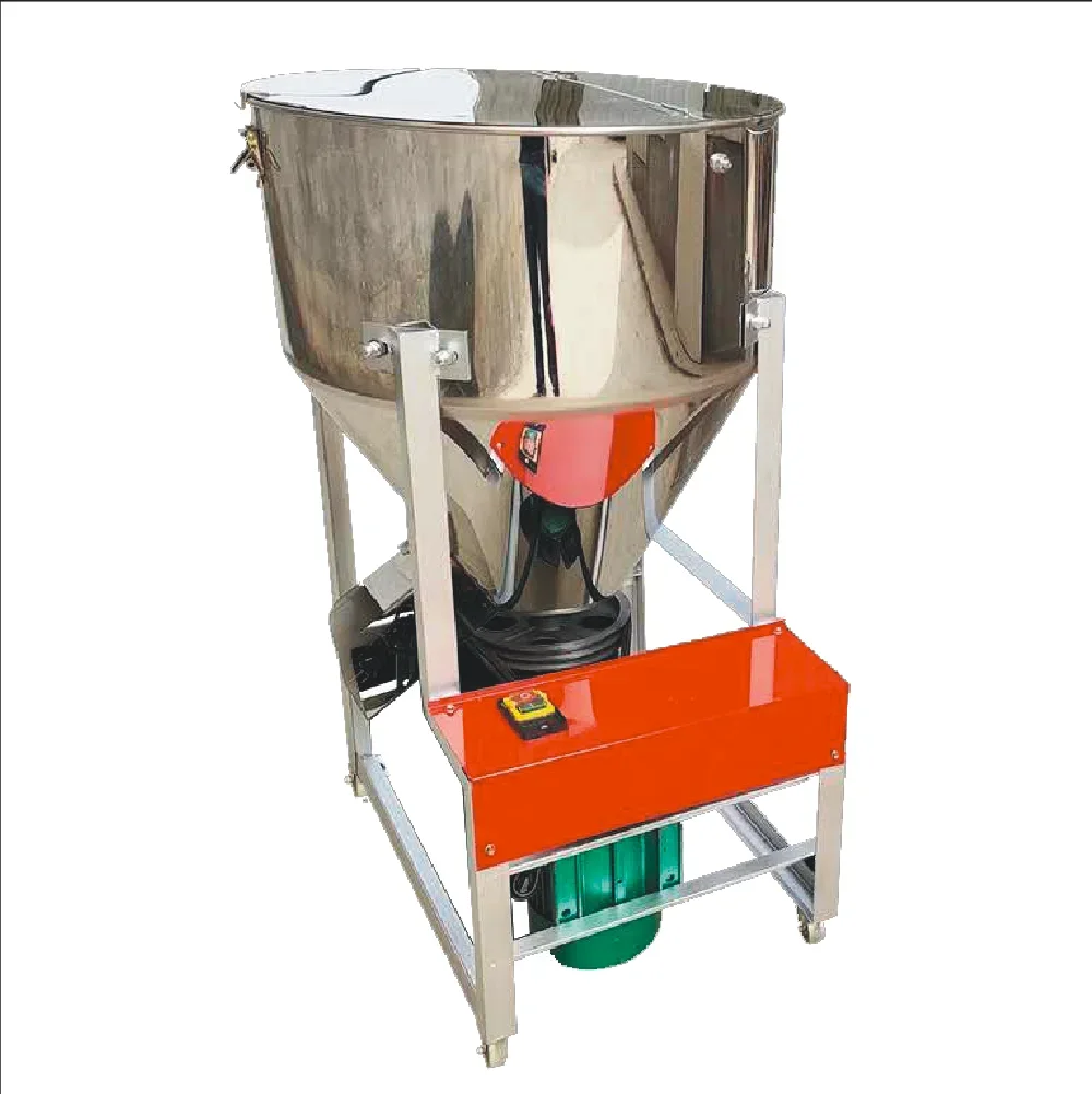 Commercial Mixer Feed Mixer Breeding Small Household Seed Coater Dry and Wet Stainless Steel Pellets