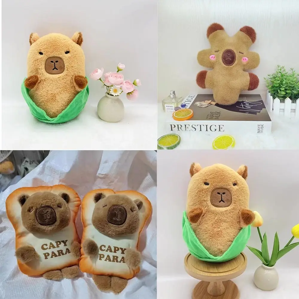 Gift Furry Plush Capybara Keychain Cute Stuffed Animals Animal Doll Cartoon Capybara Doll