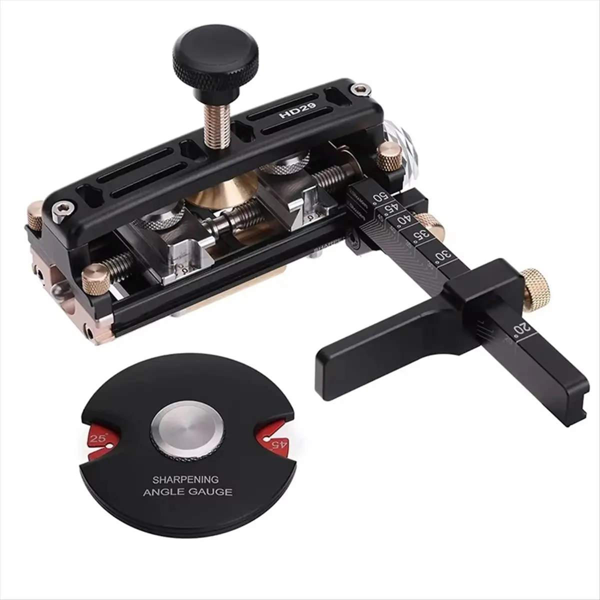 Top Sale 4PCS/SET(D1-D3-D4-D5) HD29 Honing Guide Woodworking Sharpening Jig for Chisels and Planer Blades