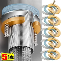 Faucet Anti-loosing Nut Fastener C Type Faucet Fixing Fitting Kit Tap Replacement Antiloosening Washer for Kitchen Wash Sink