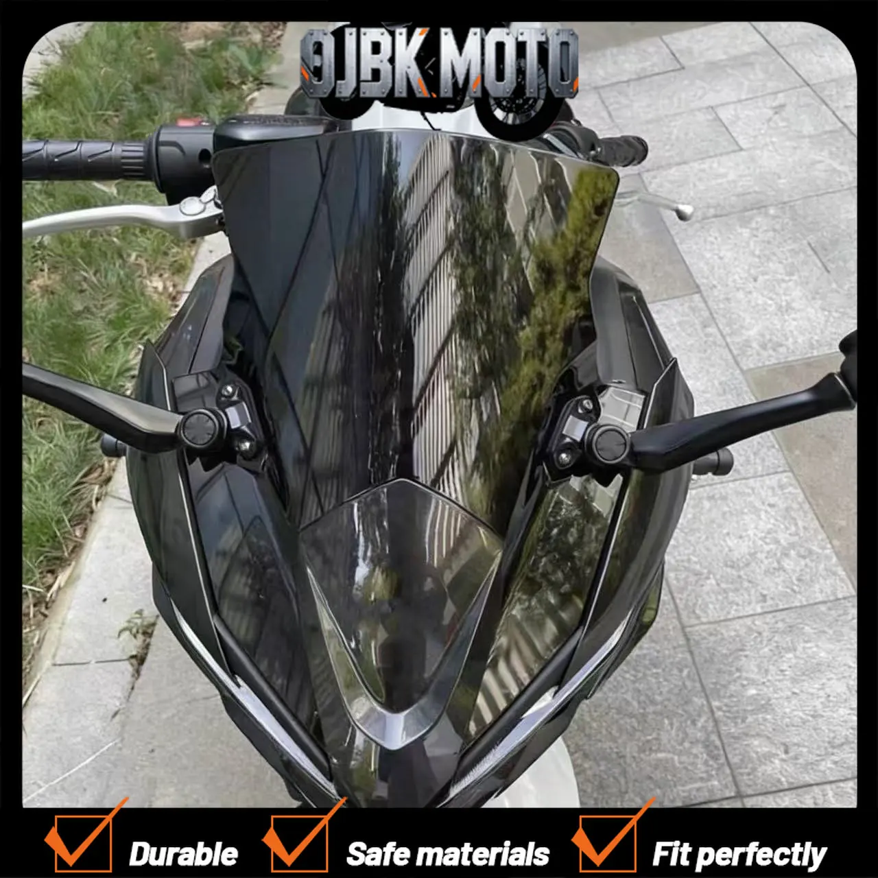 

FOR 2020-2023 Kawasaki Ninja 650 Windshield motorcycle chest protector windshield and rain shield Increase deflector Accessories