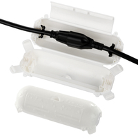 2 Pack IP44 Waterproof Connection Box Outdoor Extension Cord Cover For Outdoor Plugs/Electrical Outlet/Holiday Decoration Lights