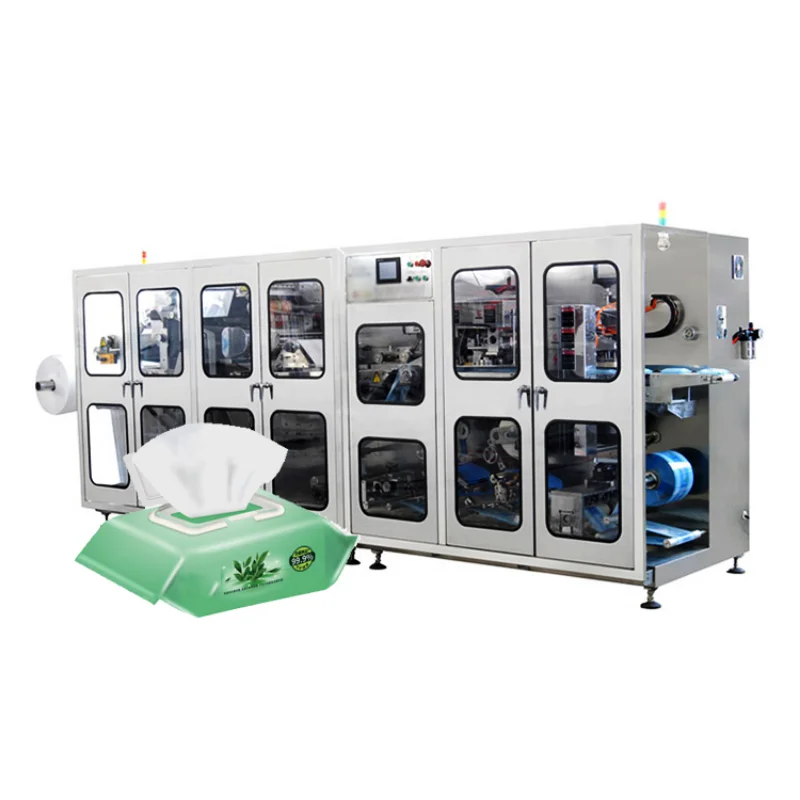 China New Daily Use Wet Wipes Making Machine Semi Automatic Best Price Single Piece Baby Face Wet Wipe Maker Equipment Supplier image 6