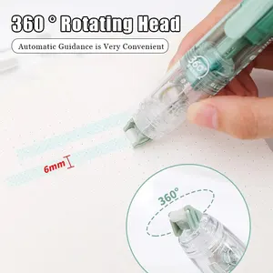 Pressione a mini fita dupla face com cola de ponto para substituir a fita central substituível portátil de alta aparência do estudante central 10 principais vendas cola bastão kawaii - №5