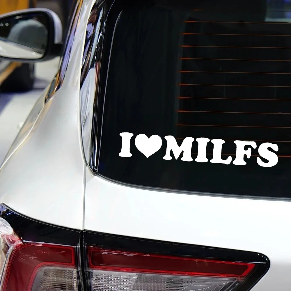 I Love Anal /I Love Penis/I Love Milfs Vinyl Decal Fun Gay Car Sticker Pride Prank Joke Penis Butt Sex Sticker view 6