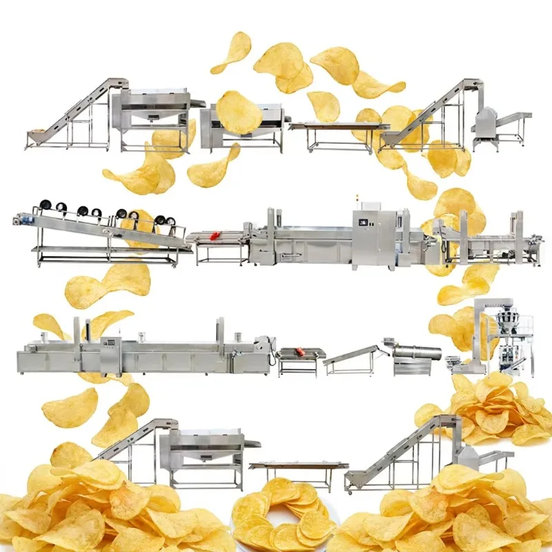 Customized Industrial Automated Food Processing Line Professional Factory Potato Chip Production Machine