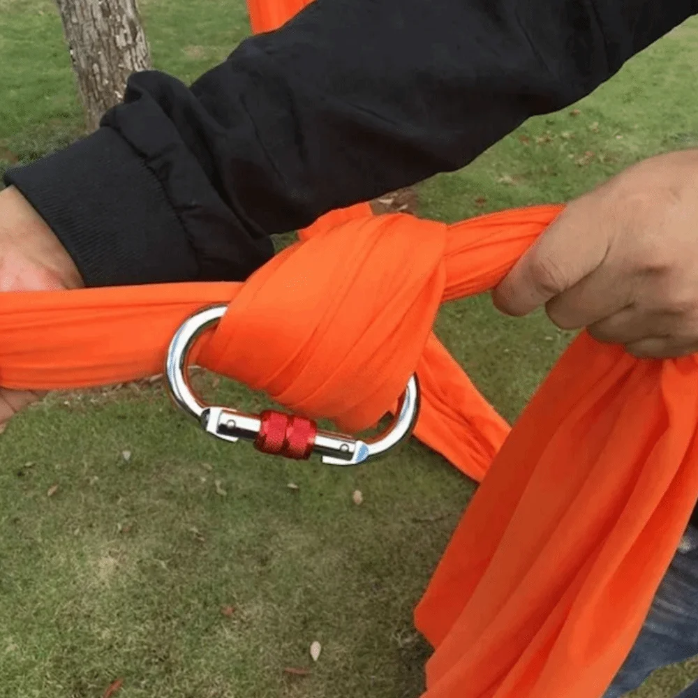 

25KN High Strength Safety Auto Lock Buckle Aluminum Alloy Electrophoresis Professional Carabiner Rappelling O-shaped