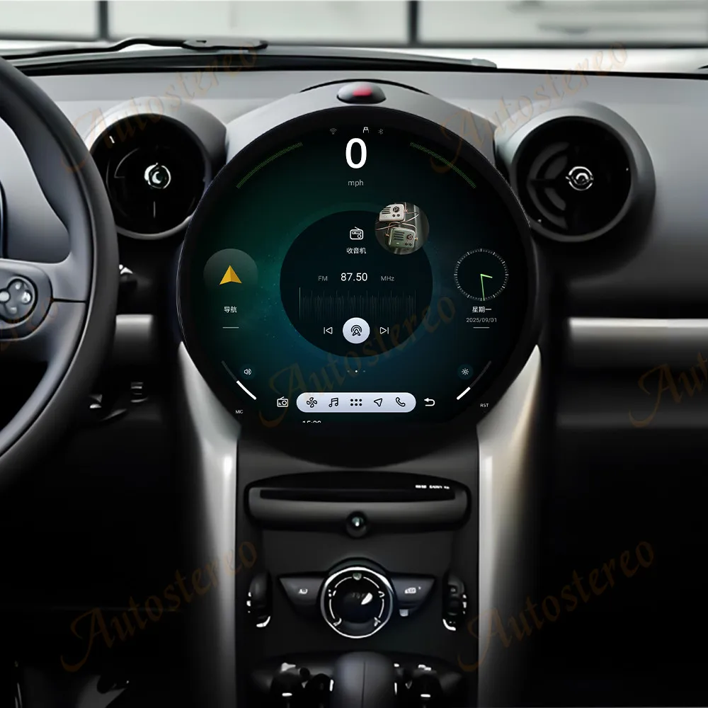 

11,7-дюймовый HD сенсорный экран Android 14 для BMW MINI 2011-2015 Carplay, мультимедийный плеер, стерео GPS-навигация, авторадио, головное устройство
