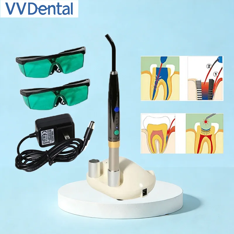 Wireless F3WW Dental Diode Laser System Photo-Activated Heal Laser Pen Oral Soft Tissue Lamp Perio Endo Surgical Light