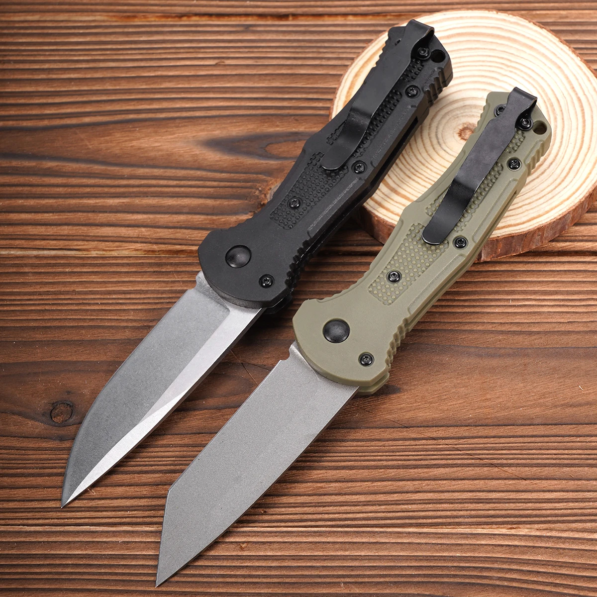 

Outdoor Pocket Folding Knife, 8CR14MOV Steel Blade with Non-Slip Nylon Fiber Handle, Ideal for Camping as a Sharp Utility Tool