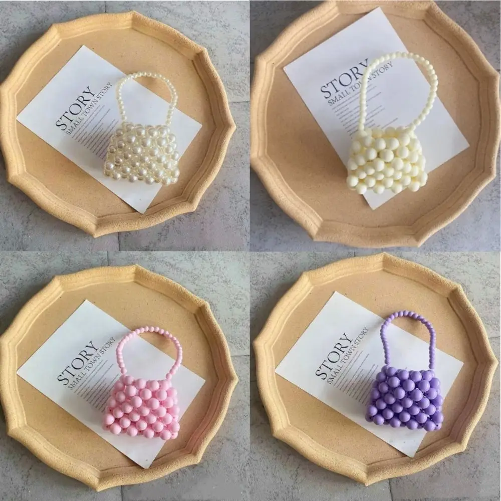Mini torebki dziecięce śliczne małe dziewczynki perłowe etui na monety Tote Kawaii Kids Party ślubna kopertówka torebka prezent
