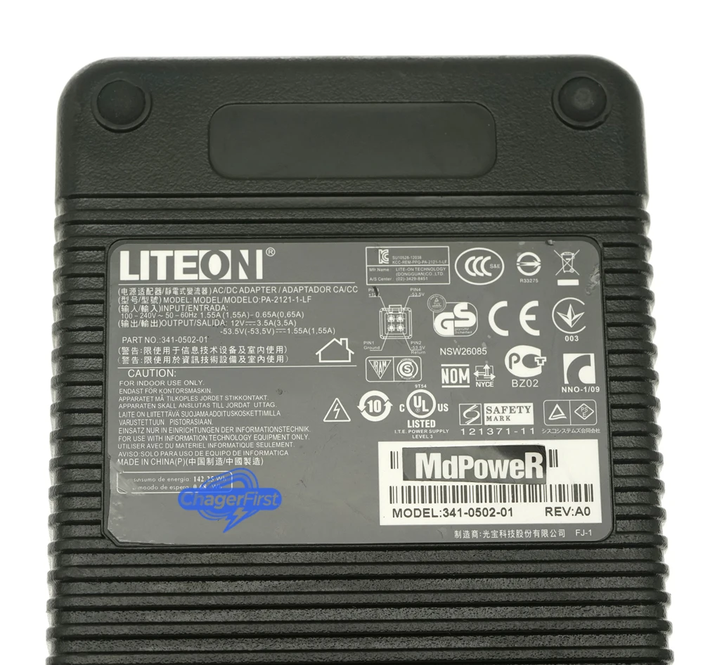 Liteon PA-2121-1-LF 341-0502-01 125W Power Adapter for Cisco 890 891F 892SFP 896 897 898 C891F-K9 Router