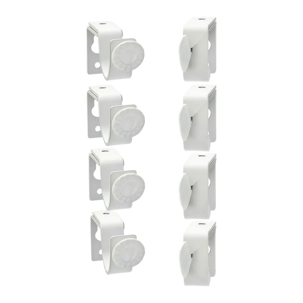 Indoor Adjustable Wall Mount Curtain Rod Brackets Compatible with Most Curtain Rod Sizes Includes Mounting Hardware