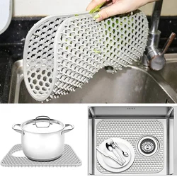 1pcs Sink Protectors for Bottom of Kitchen Stainless Steel Sink,sink mat,Heat-resistant mat,dish drying mat,Kitchen accessories