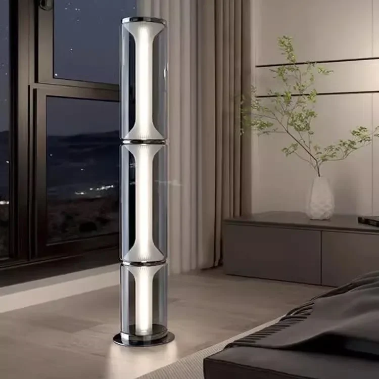 

LED Glass Nordic Modern Floor Lamp Living Room Bedroom Bedside Table Light Long IndoorItalian Designer Interior Decoration