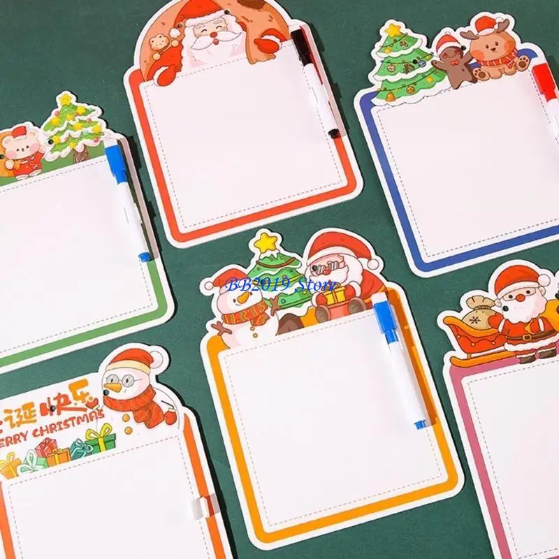 Q0KB świąteczna tablica kreślarska do tablicy dziecięcej tablicy tablicy Toddler Blackboard