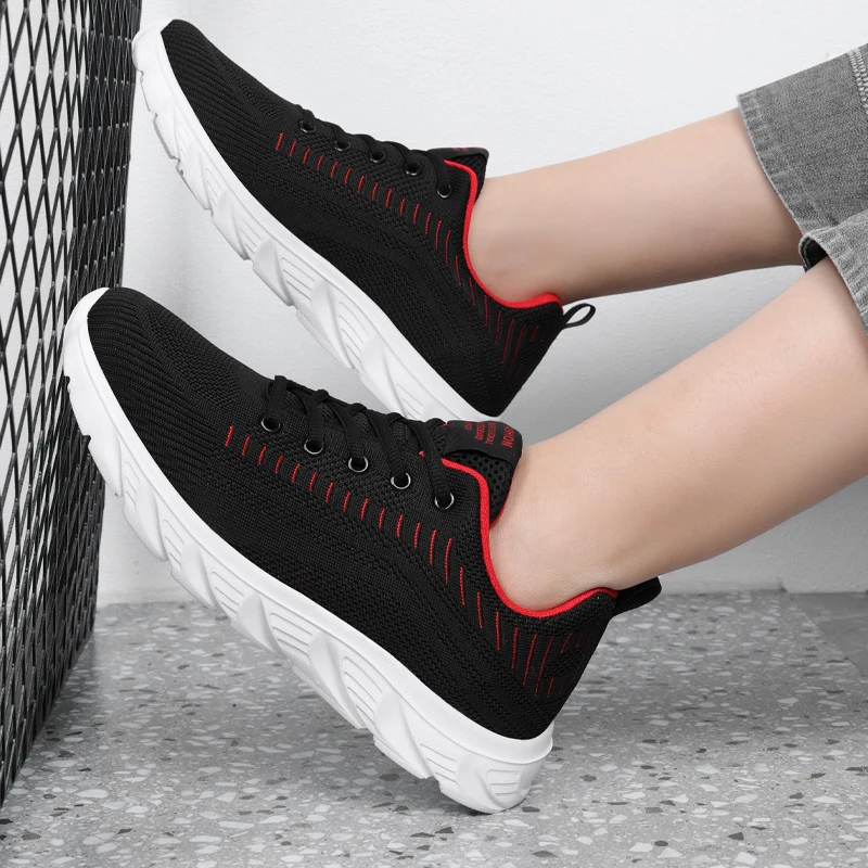 YRZL Leichte Laufschuhe, atmungsaktiv, rutschfest, für Herren, bequeme Turnschuhe, Outdoor-Sport, weich, verschleißfest – Detail 18