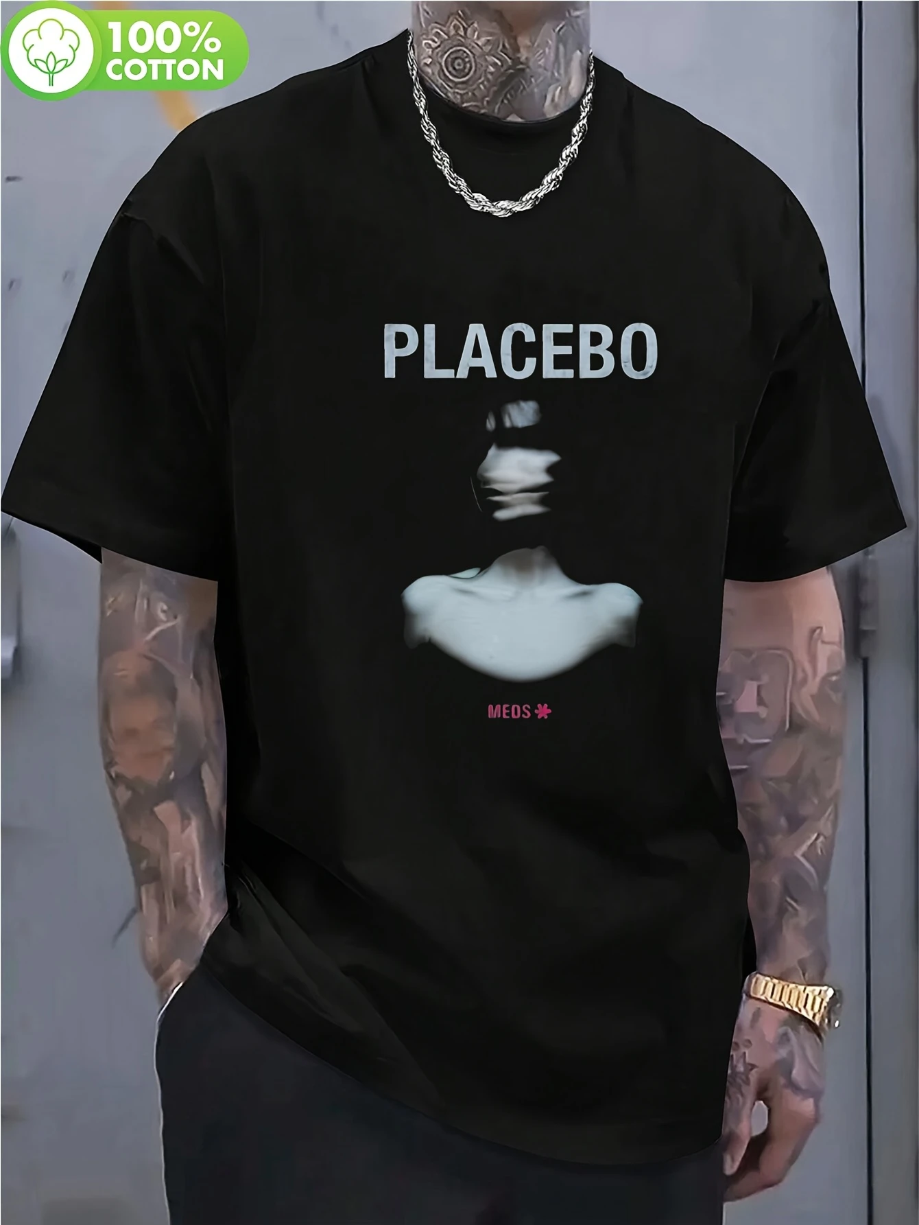 Placebo album T-shirt, this alternative rock band T-shirt features musical artwork created by Brissou Morco in the 1800s