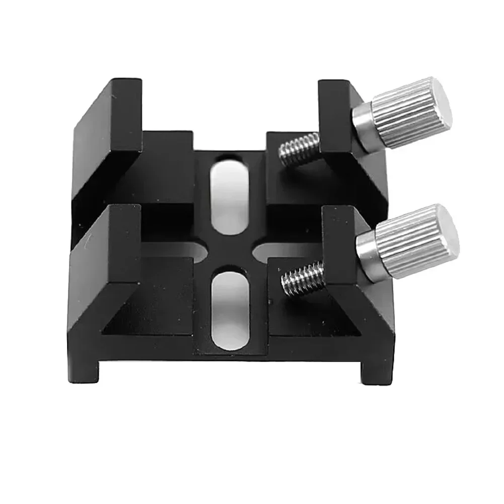 

Multi-Function Telescopes Finder Scope Base Dovetail Slots Bridge Dovetail Siamese Cross Finder Mirror Base Aluminum Alloy