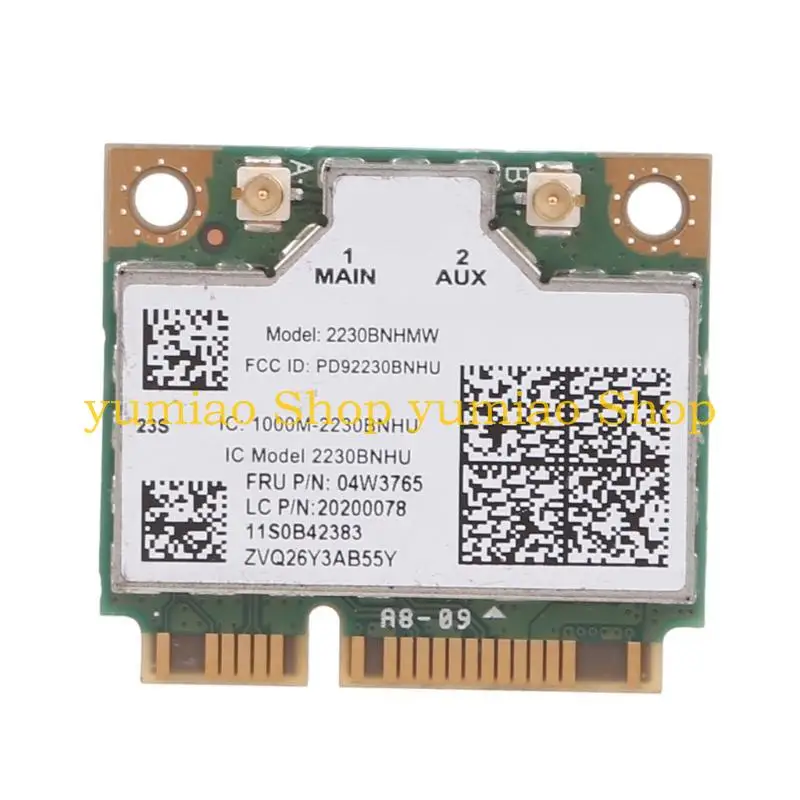 

587B Wireless 2230BN 2230BNHMW Half Mini PCI-e 300Mbps+Bluetooth4.0 Wireless Card
